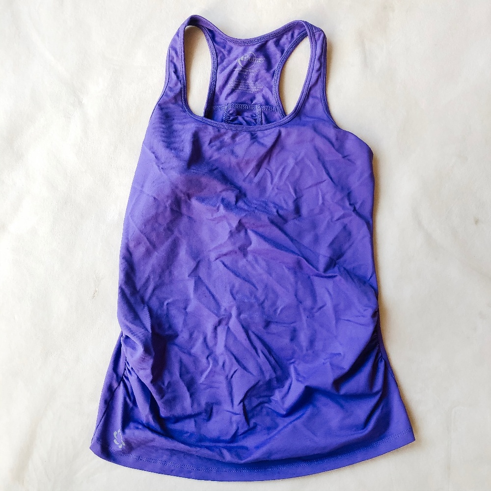 XS Purple Maternity Workout Tank